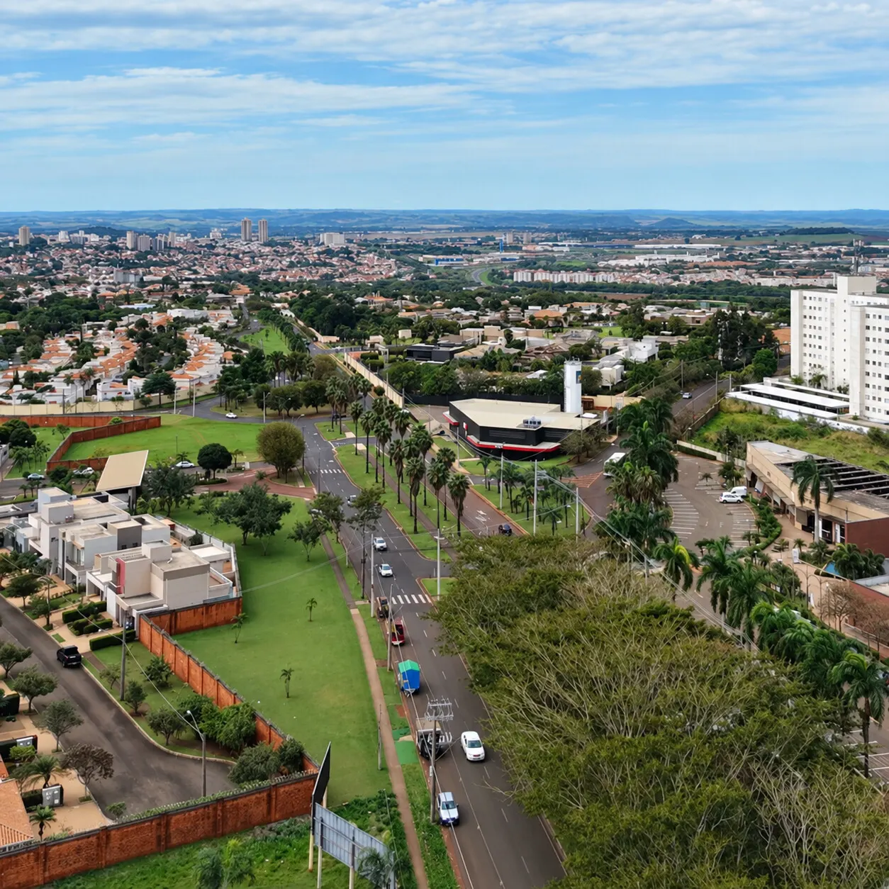 Vista aérea do bairro Quinta da Primavera